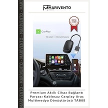 Premium Akıllı Cihaz Bağlantı Parçası Kablosuz Carplay Araç Multimedya Dönüştürücü Tab08 Diğer