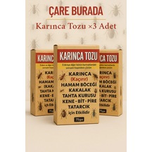 Karınca Tozu 3 Adet Kene & Bit & Pire & Tahta Kurusu & Hamam Böceği