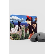 Kiki's Delivery Service Anime V1 - 22x18 Gaming Kauçuk Kaymaz Taban Mouse Pad Fare Altlığı