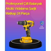 Hubrendy Tekno Hafif Ve Ergonomik 12v Kablosuz Matkap Hızlı Şarj Ve Uzun Pil Ömrü