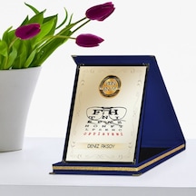 Kişiye Özel Yılın En İyi Optisyeni Lacivert Plaket Ödülü - 1