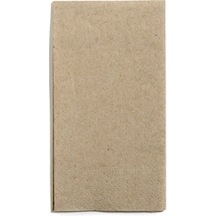 Çift Kat Kraft Garson Katlama Peçete 1/8 33x33 Cm Açık Hali 100 Adet