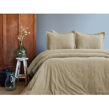 Chilichia Yıkanmış %100 Pamuk Poplin Yatak Örtüsü 180 260cm.