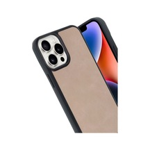 Newface Apple iPhone Uyumlu 14 Pro Max Kılıf Aras Deri Kapak Semeglbl - 33 - Pudra
