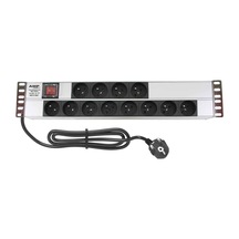 Amp Connect 19" 2u 12'li Fransız Ups On / Off Anahtarlı Kabinet Grup Prizi Pdu -16a