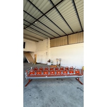 Otomatik Kilitli Küçükbaş Yemliği 9x2 Bölmeli