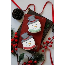 Christmas Bath Bomb /köpüren Kardan Adam Banyo Topu / Nem Bombası 2 Adet 120 Gr