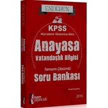 2016 KPSS Enderun Anayasa - Vatandaşlık Bilgisi Tamamı Çözümlü...