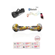 Citymate Hoverboard 6.5 inch Elektrikli Kaykay Scooter Full Ledli Bluetooth Hoparlörlü Çanta Hediye D08