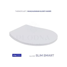 Slim Smart Oval Form C Model Yavaş Kapanan Klozet Kapağı Üstten S