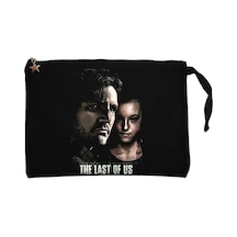 The last of Us Poster Siyah Clutch Astarlı Cüzdan / El Çantası Siyah