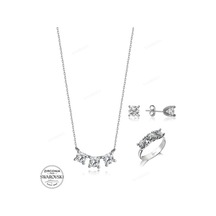 Swarovski Tria Gümüş Takı Seti Swarovski Tria Gümüş Takı Seti