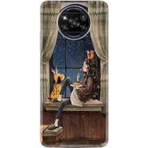 Xiaomi Poco X3 Pro Kılıf Resimli Desenli Baskılı Silikon Ananas Camera Glass 1358