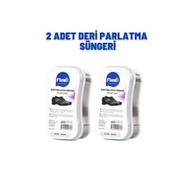 Flexi Care Flexicare Deri Ayakkabı Bakım Temizleme ve Parlatma Süngeri - Naturel Siyah