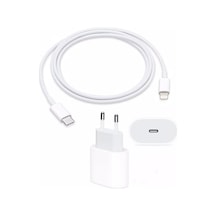 Kensa iOS Apple Uyumlu iPhone Hızlı Şarj Aleti Seti 20W Usbc+Kablo