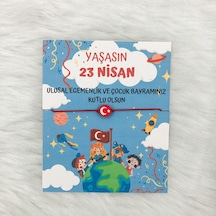 Hobireyon 23 Nisan Çocuk Bayramı Bilekliği 20 Adet Çok Renkli
