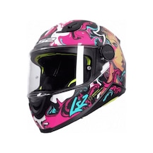 Ls2 Kid Cyberg Kapalı Çocuk Mat Mor  Motosiklet Kaskı.