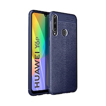 Huawei Y6P Kılıf Deri Tarzı Niss Silikon Case