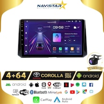 Toyota Corolla 2017-2020 Model 4gb + 64gb Android 13 Kablosuz Ca