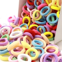 100 Adet Çocuk Tokası Bebek Toka Lastik Toka Pembe