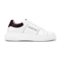 Mario Valentino Unisex Hakiki Deri Beyaz/bordo Sneakers & Spor Ayakkabı 1040 95s3909 Ayk Sk25-26 Whıte/bordeaux Beyaz-bordo