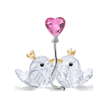 5492226 Swarovski Biblo Crystal Moments Love Birds Pink Heart