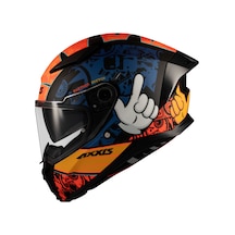 Axxis Panther Tribute Sketch Full Face Güneş Vizörlü Ece 22.06R Motosiklet Kaskı