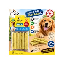 Majo Sarı Munchy Stick Köpek Çubuk Ödülü 12 Cm 10 Lu Paket Doğal Sığır Eti Çiğneme Ödülü