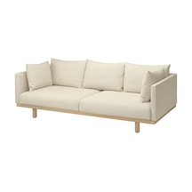 Ikea Bej Modern Kanepe - 3'lü Kanepe