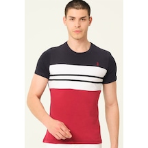 T8593 Dewberry Erkek T-shırt-lacivert Lacivert