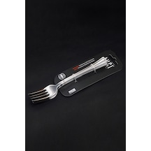 Avcı Nevra 6 Adet Yemek Çatalı 18/10 Paslanmaz Çelik 2.5 MM Gümüş