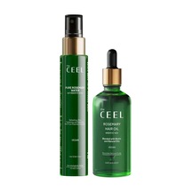 Biberiye Saç Bakım Seti - Biberiye Suyu Saç Toniği 100 Ml Ve Biberiye Saç Yağı 50 Ml, Biotin Ve Vitamin E İçere Çok Renkli