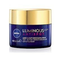 Luminous630 Leke Karşıtı Gece Yüz Bakım Kremi 50ml,nemlendirici,hyaluronik Asit,thiamidol,tüm Cilt Ve Leke Tipleri