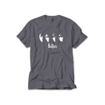 The Beatles Meet The Beatles! Gri Tişört Gri
