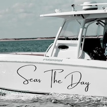 Seas The Day Sticker Etiket