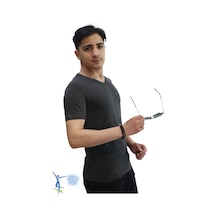 Sermoda Erkek Slim Fit V Yaka Tişört - Dar Kesim Basic Günlük T-shirt Antrasit