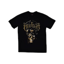 Stoned&Fame Marduk Baskılı T-shirt SIYAH