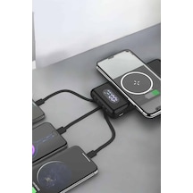 10.000 Mah Powerbank 4 Portlu Hızlı Şarj Dijital Göstergeli Açık