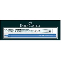 Faber-Castell Mavi Keçeli Boya Kalemi 10Lu 5061 155001