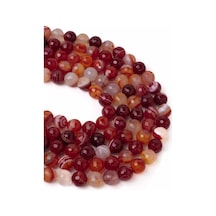 8 MM Faset Akik Taşı Dizi Yeşil