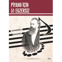Piyano İçin 51 Egzersiz - Johannes Brahms - Gece Kitaplığı
