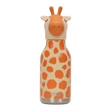 Asobu Bestie Bottle - Giraffe Yalıtımlı Paslanmaz Çelik Su Şişesi, Pipetli, 460ml Çok Renkli