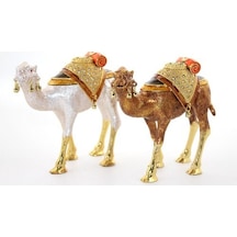 Swarovski Taşlı Tekli Deve Figürü Model 9