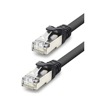 Cat7 Ethernet Patch Kablosu 10 Gbps 600 Mhz 5 M - Siyah Hdx5093 Evimdeyokyok