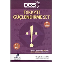 Dikkati Güçlendirme Seti - 7. Sınıf - 13 Yaş - Osman Abalı - Adeda