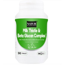 Natur Milk Thistle & Beta Glukan 90 Tb Kedi Köpek Karaciğer Koruyucu Ve Bağışıklık Takviyesi