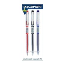 3 Adet 0.5 Mm Jel Kalem Seti, Yüksek Kalite Yazım Deneyimi Sunar 165-Koyu Yeşil
