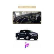 Ford Ranger 2011-2019 Uyumlu Torpido Örtüsü Yansıma Önleyici Kolay Montaj Tam Koruma F31 Bej