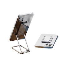 Sihirli Manyetik Araç Telefonu Tutucu Standı Metal Telefon Tutucu 360 Rotasyon Katlanabilir Masa Standı Cep Telefonu Evrensel -