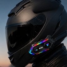 Bluetooth 5.3 Motosiklet Kask Intercom Kulaklık 1000 M Menzil, Ipx6, 1000 Mah, Rgb Işıklı